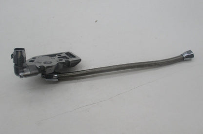 Harley Davidson CCI Custom Chrome Oil Pump Single Side Cover with Oil Line