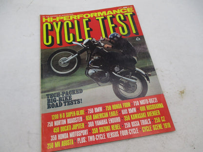 Vintage 1971 Hi-Performance Cycle Test Magazine by Editors of SuperCycle