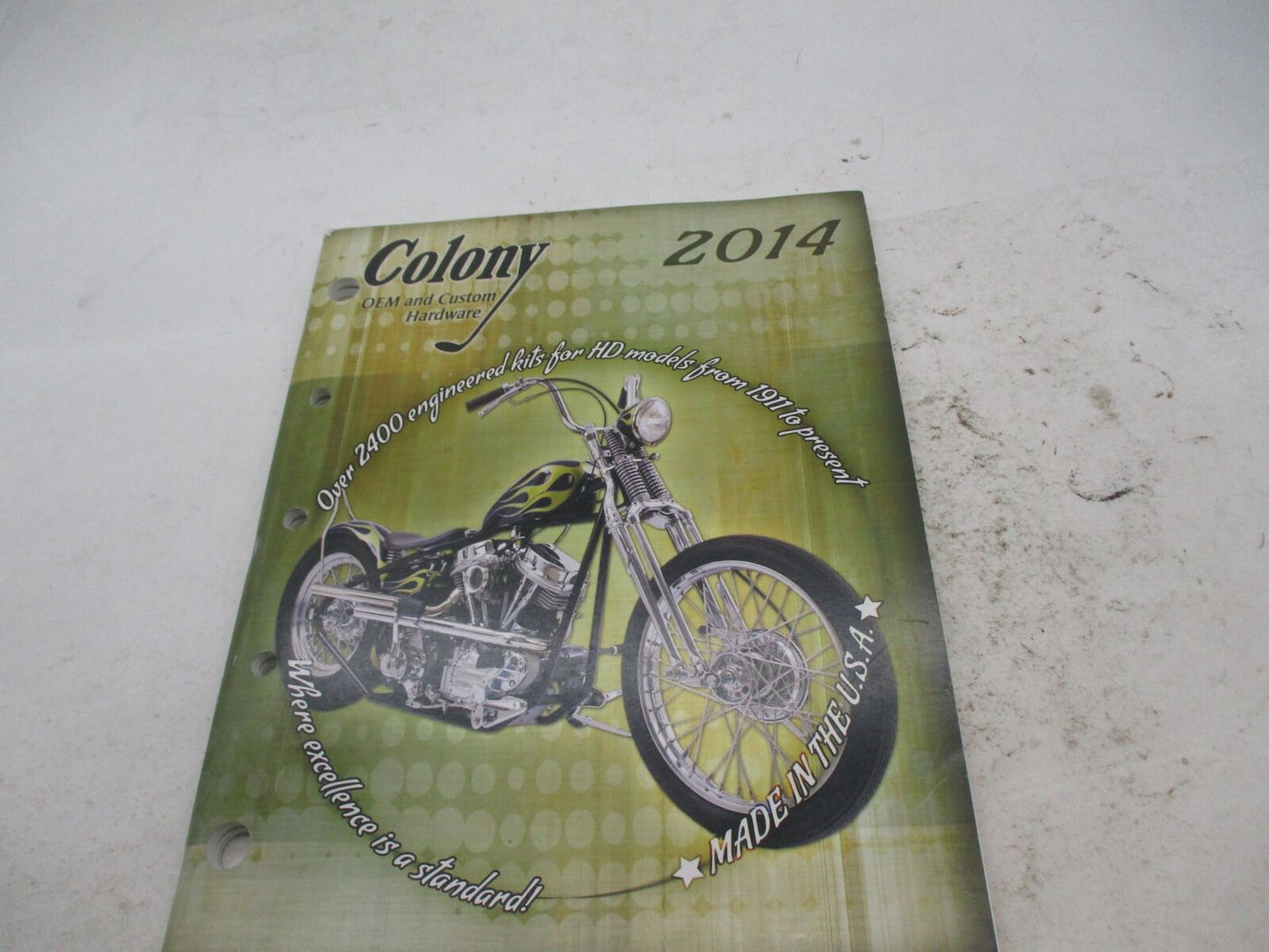 Harley Davidson Colony 2014 OEM and Custom Parts Hardware Catalog