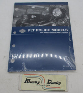 Harley Davidson Official Factory 2009 FLT Police Models Parts Catalog 99545-09