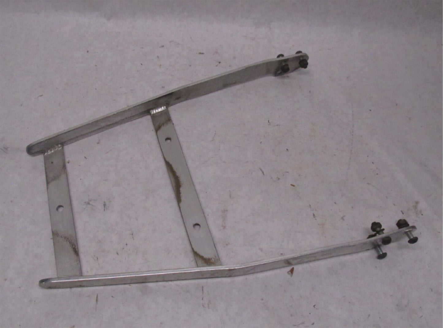 Vintage BMW Airhead Motorcycle Aluminum Rear Luggage Rack Mount Bracket