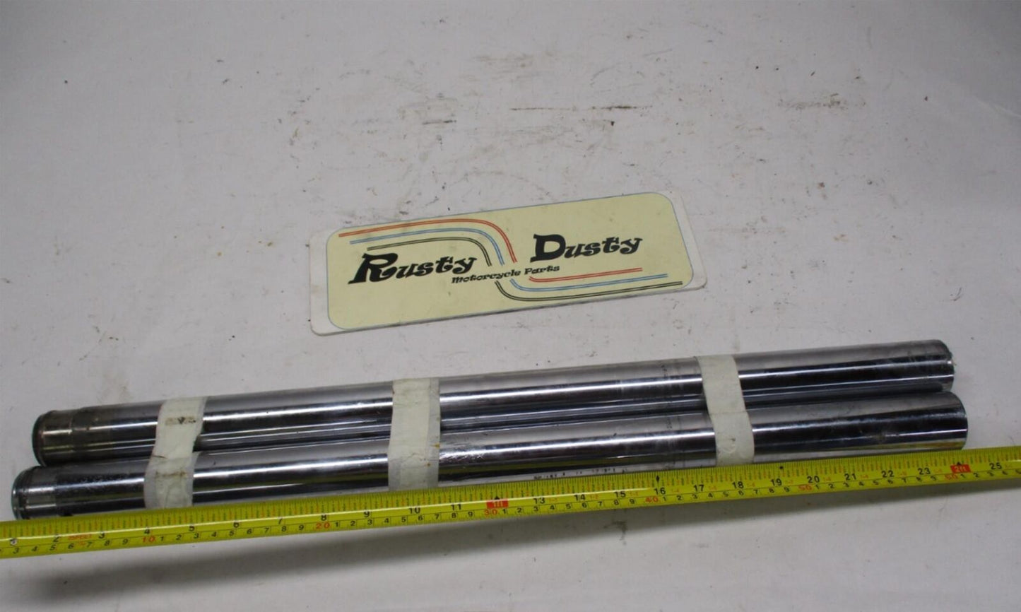 Harley Davidson 41mm Fork Tubes Pair 24-1/4" Long #3
