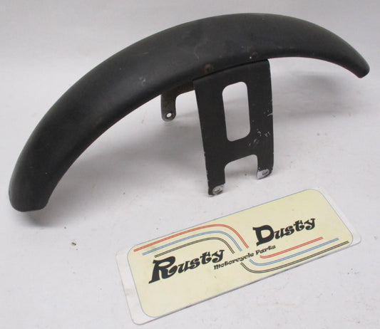 Harley Davidson 4" Ironhead Sportster Front Fender Flat Black