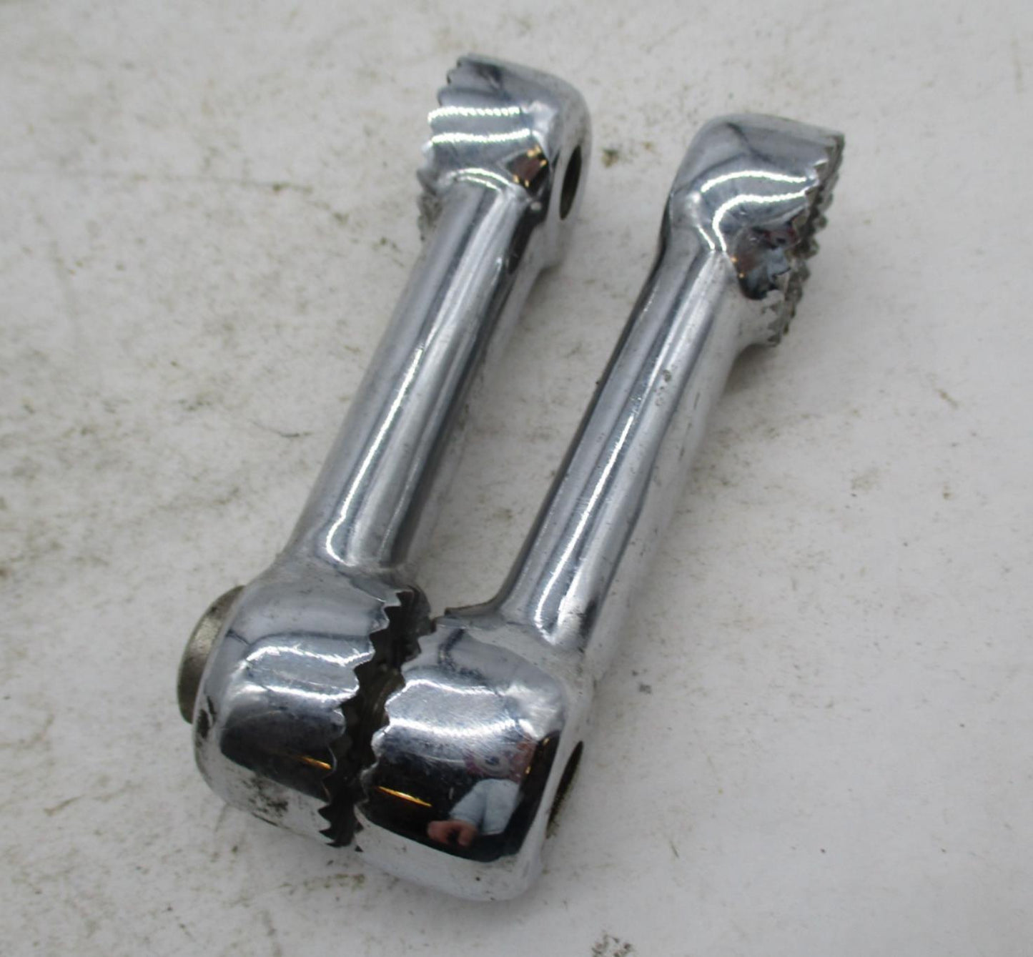 Harley Davidson Chrome Adjustable Highway Peg Bracket Extension