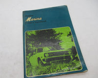 Vintage Original Austin Marina Drive's Manual Handbook