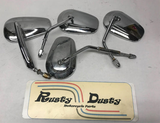 Mixed Lot of Harley Style Chrome Rear View Mirrors