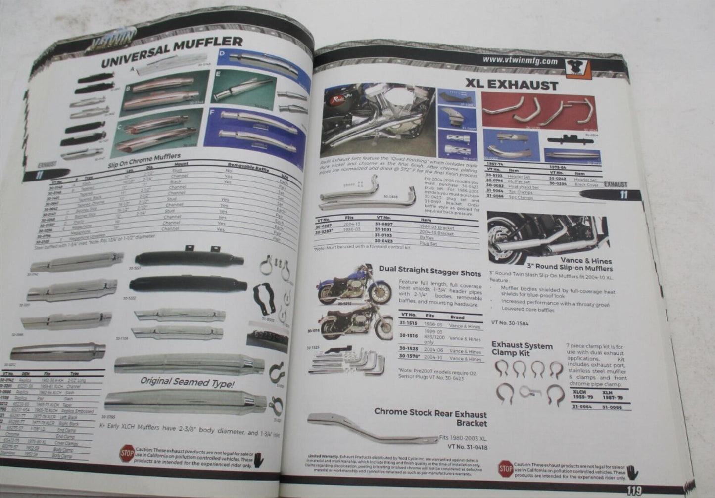 V-Twin 48-0499 Harley XL Sportster Ironhead Evolution Product Guide 883 - 1200