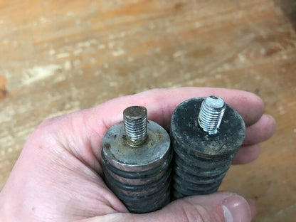 Lot (2) Harley Davidson OEM Brake Shifter Pedal Pad Foot Toe Pedal Rest Ribbed