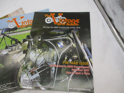 Lot of 3 The Vintage BMW Bulletin Motorcycle Magazine Volume 34