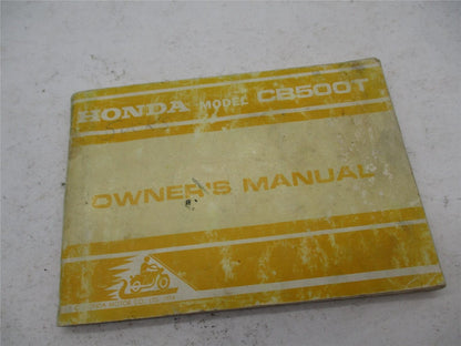 Vintage Honda OEM Original 1974 CB500T Owner's Manual