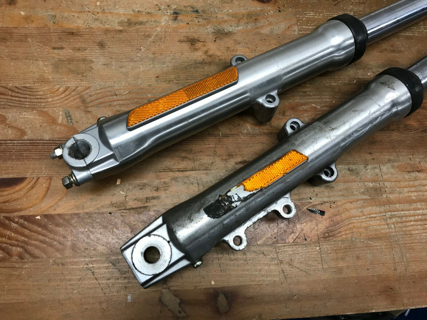 Harley Davidson Showa G593-R / G593-L Fork Set FXDWG & FXST/B Bent Parts Repair