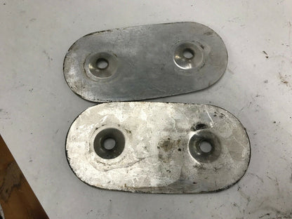 Lot of 2 Harley Air Intake Cover Plate Insert Scremin Eagle Stock Used  Scrapes