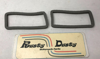 Lot of (2) Harley Tail Light Window Gaskets 55-72