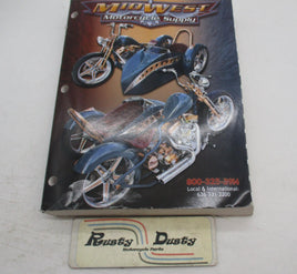 Harley Davidson Mid West Motorcycle Supply Manual Book Catalog