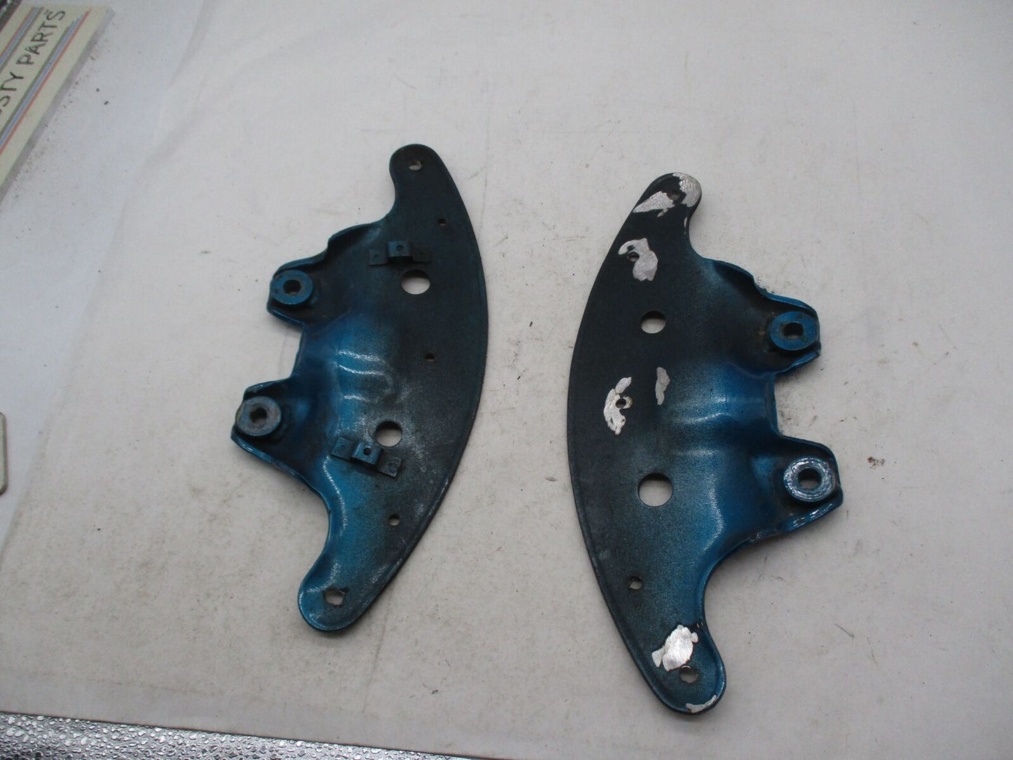 Pair of Harley Davidson FLH Shovelhead Front Fork Motorcycle Wind Deflector