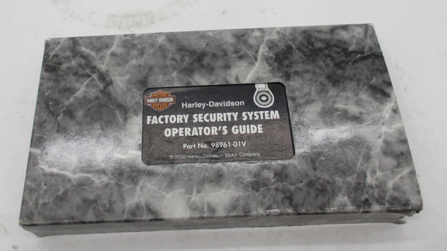 Harley Davidson Factory Security System Operator's Guide VHS Tape 98961-01V