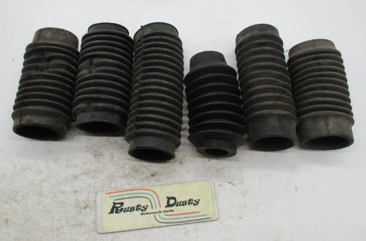 Mixed Lot of British Bike Triumph BSA Norton Matchless Fork Boots Gaiters