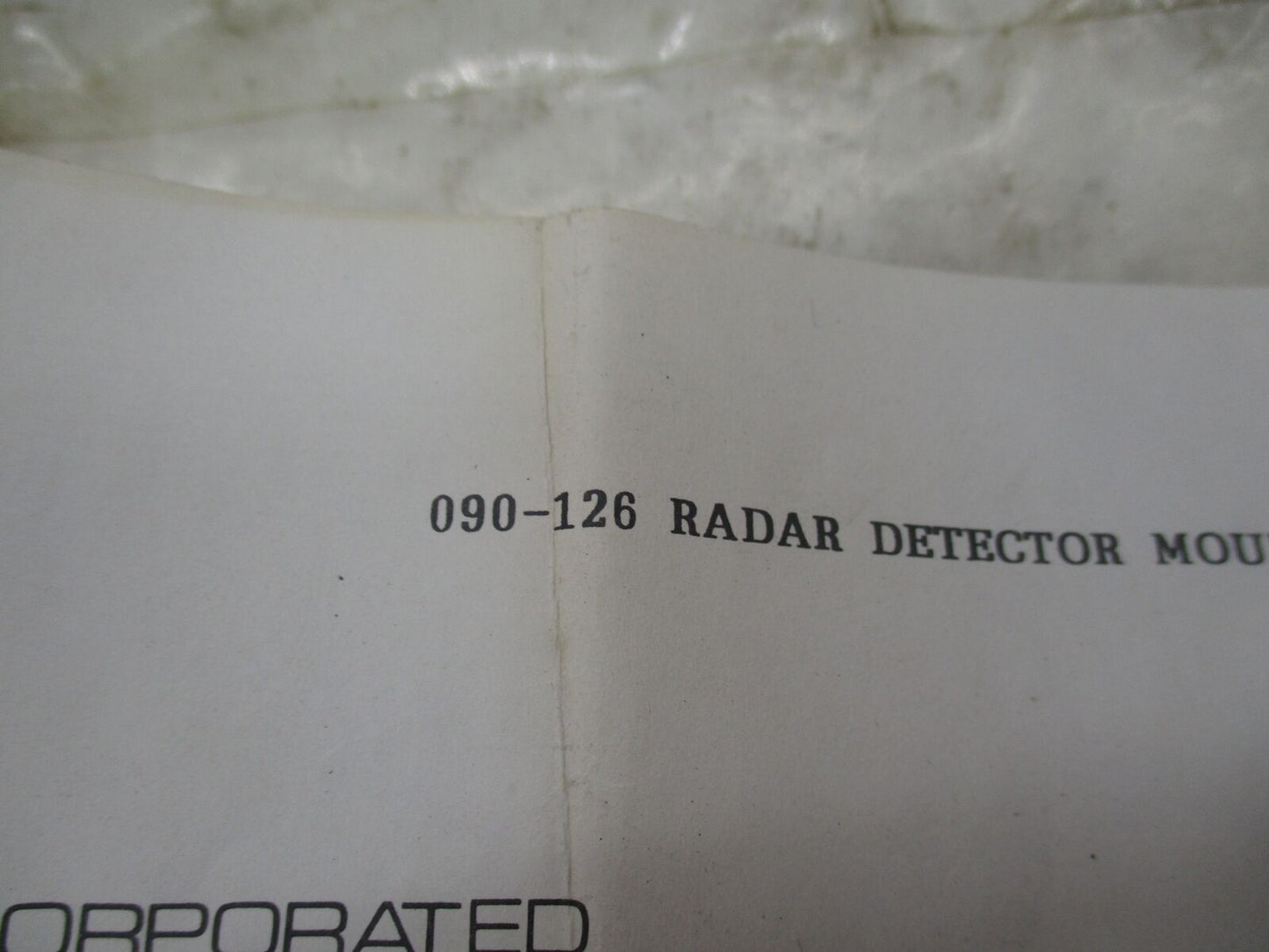 Add On Accessories Honda Goldwing GL Radar Detector Mounting Bracket 090-126