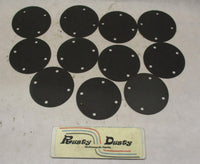 Lot of (11) Harley 4 Hole Points Cover Gaskets