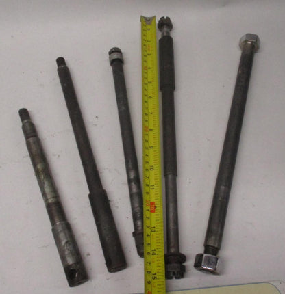 Mixed Lot of (5) Harley Front / Rear Wheel Axles Sportster Dyna Softail #2