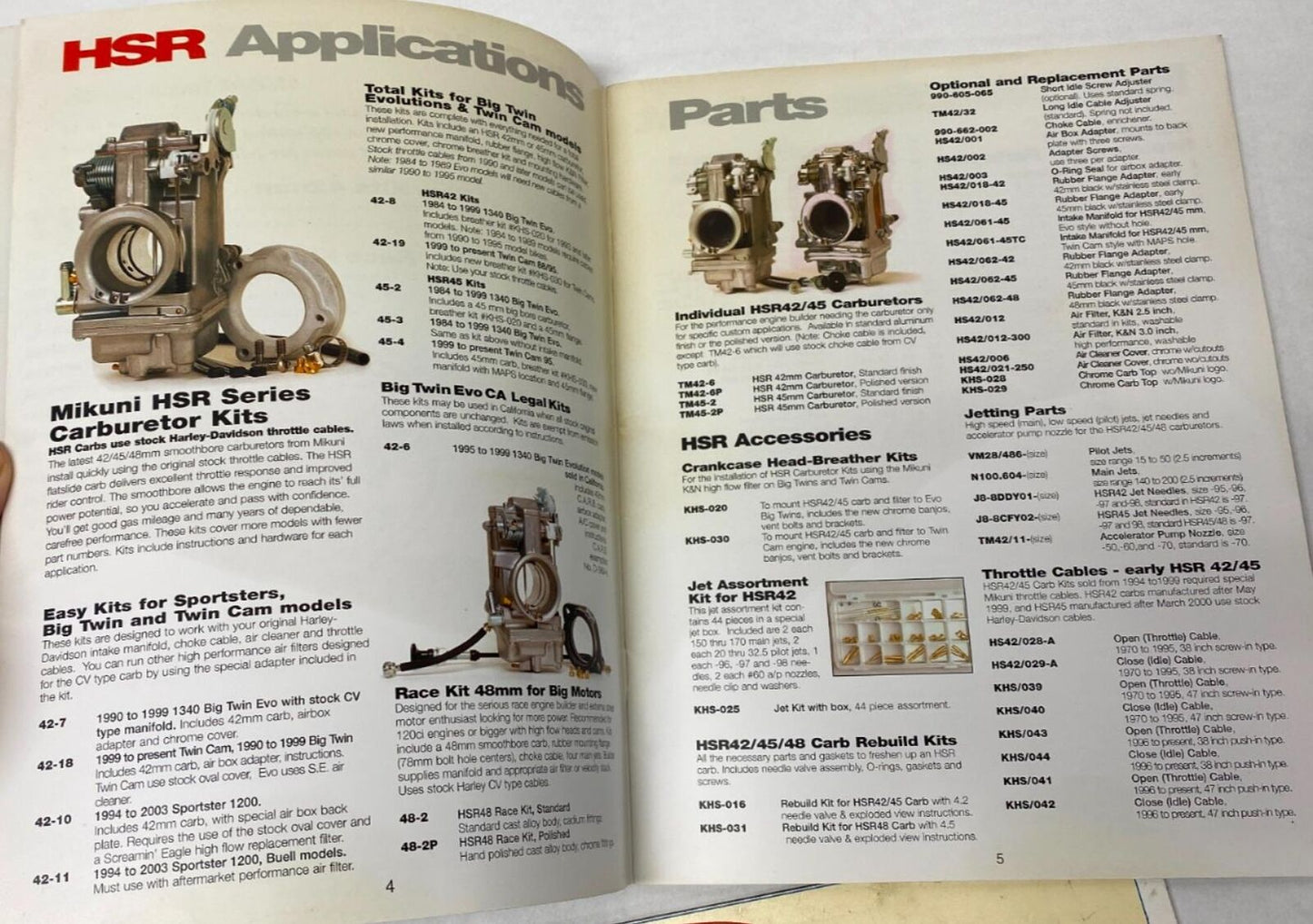 Mikuni Carb Carburetors Products Catalog Brochure 2003