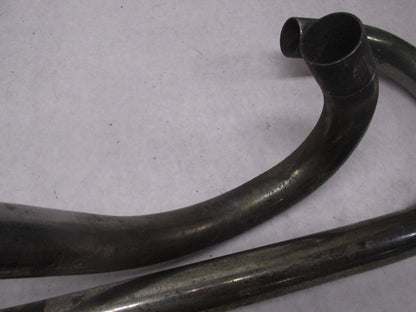 Pair of Vintage Moto Guzzi Motorcycle Exhaust Header Pipes