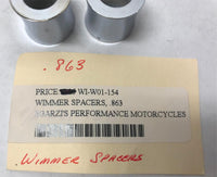 Wimmer Spacers W1-W01-154 Spacers .863 Harley Chrome