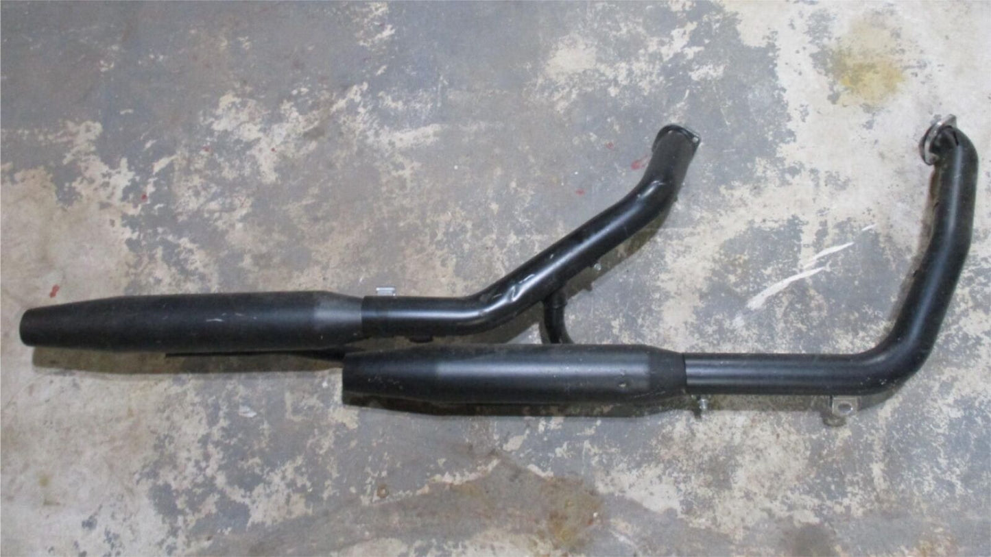 Harley Davidson FXS Blackline Softail Stock Black Exhaust System 65953-01 #2