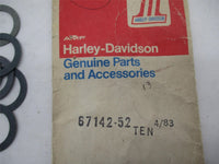 Lot of 6 Harley Davidson Genuine NOS Speedometer Hole Plug Gaskets 67142-52