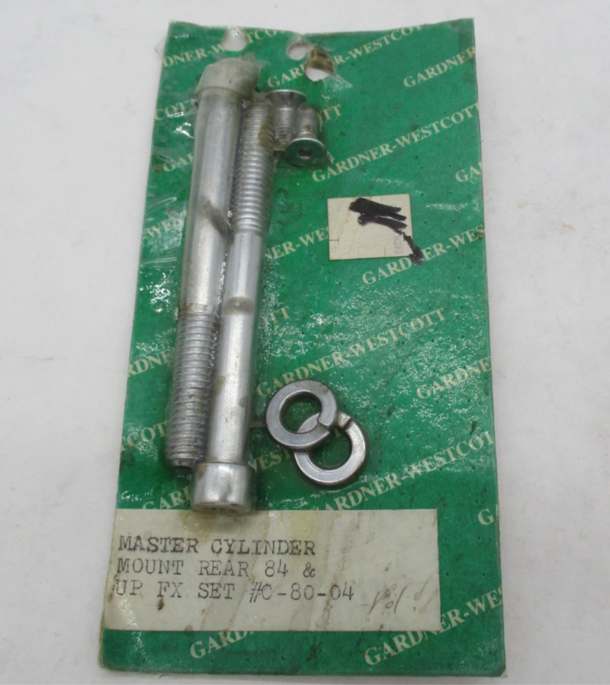 Harley Davidson 84 & Up FX Gardner Westcott Master Cylinder Mount Rear C-80-04