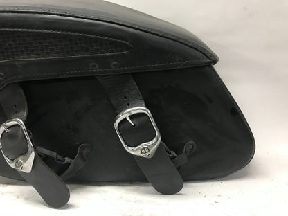 Harley 07395 Left Side Hand Leather OEM Luggage Saddle Bag