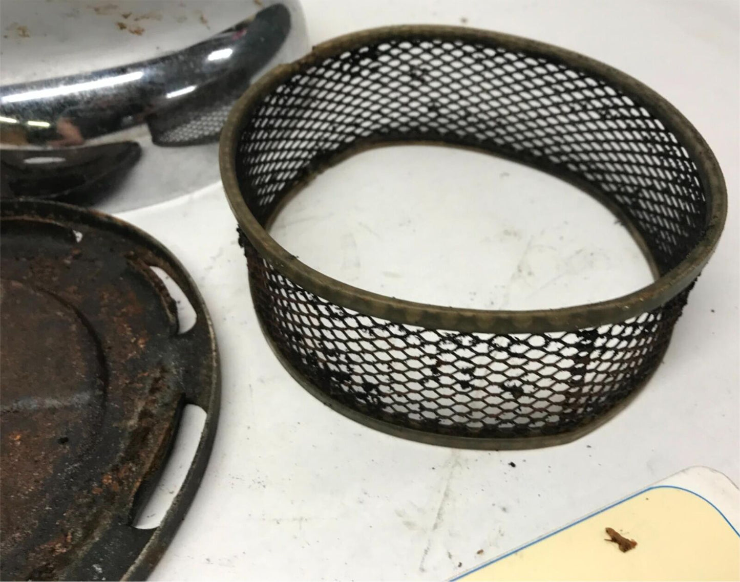 Harley Davidson 7" Linkert Carb Air Cleaner Assembly w/ Backing plate & cover