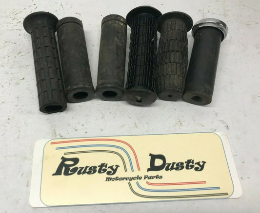 Lot of vintage Harley Grips Triumph BSA Throttle Chopper sportster Shovehead