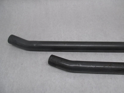 Pair of Vintage Motorcycle Exhaust Headers Twin Cylinder Benelli Guzzi?