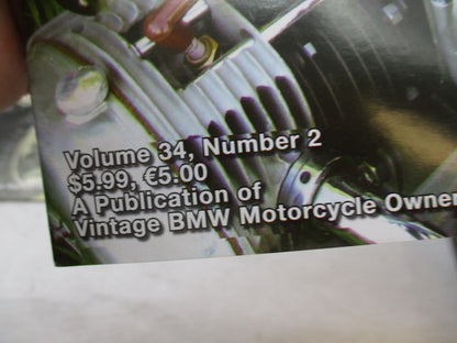 Lot of 3 The Vintage BMW Bulletin Motorcycle Magazine Volume 34