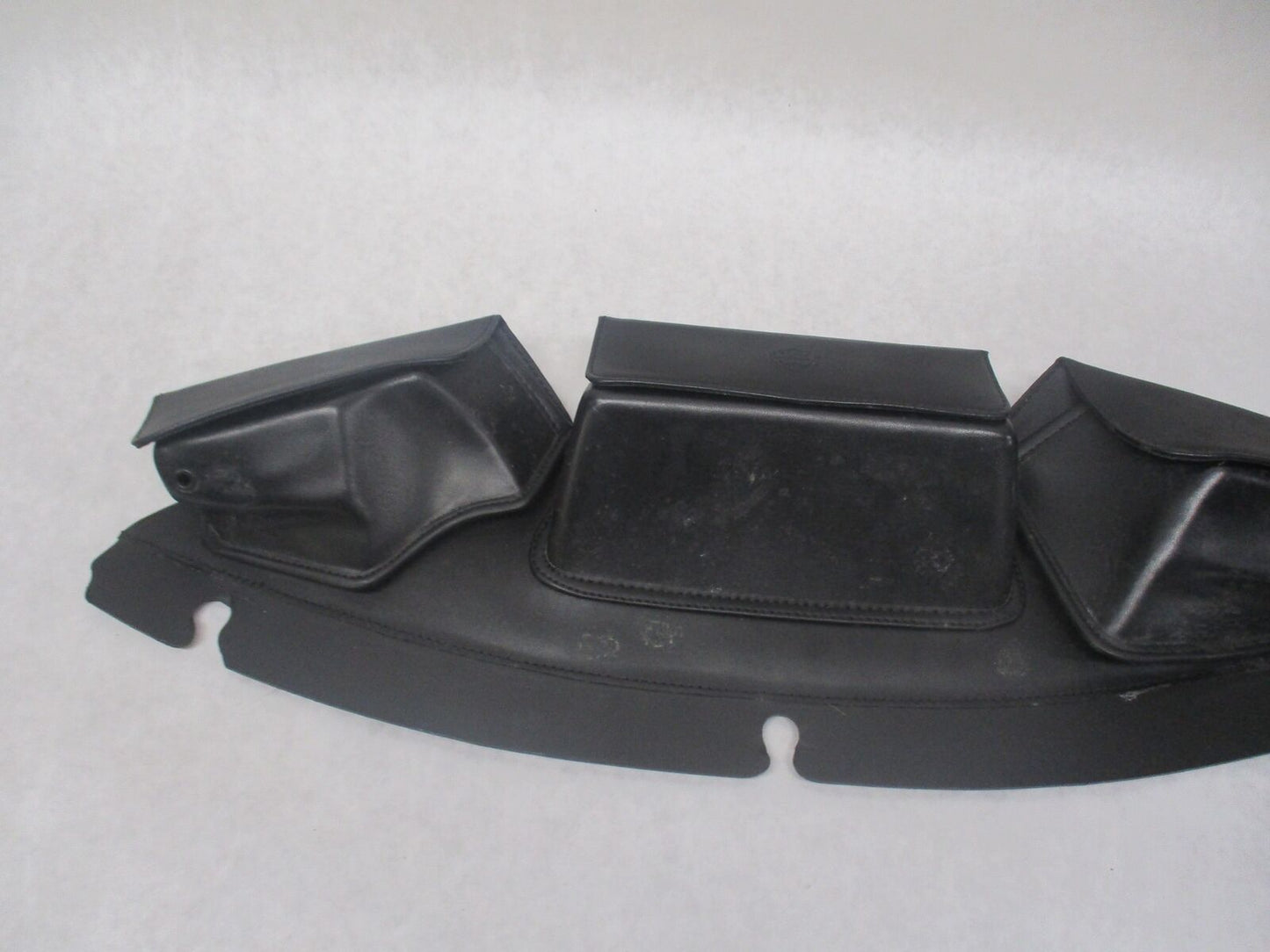Harley 2014-22 Genuine Leather 3 Pocket Batwing Windshield Fairing Pouch