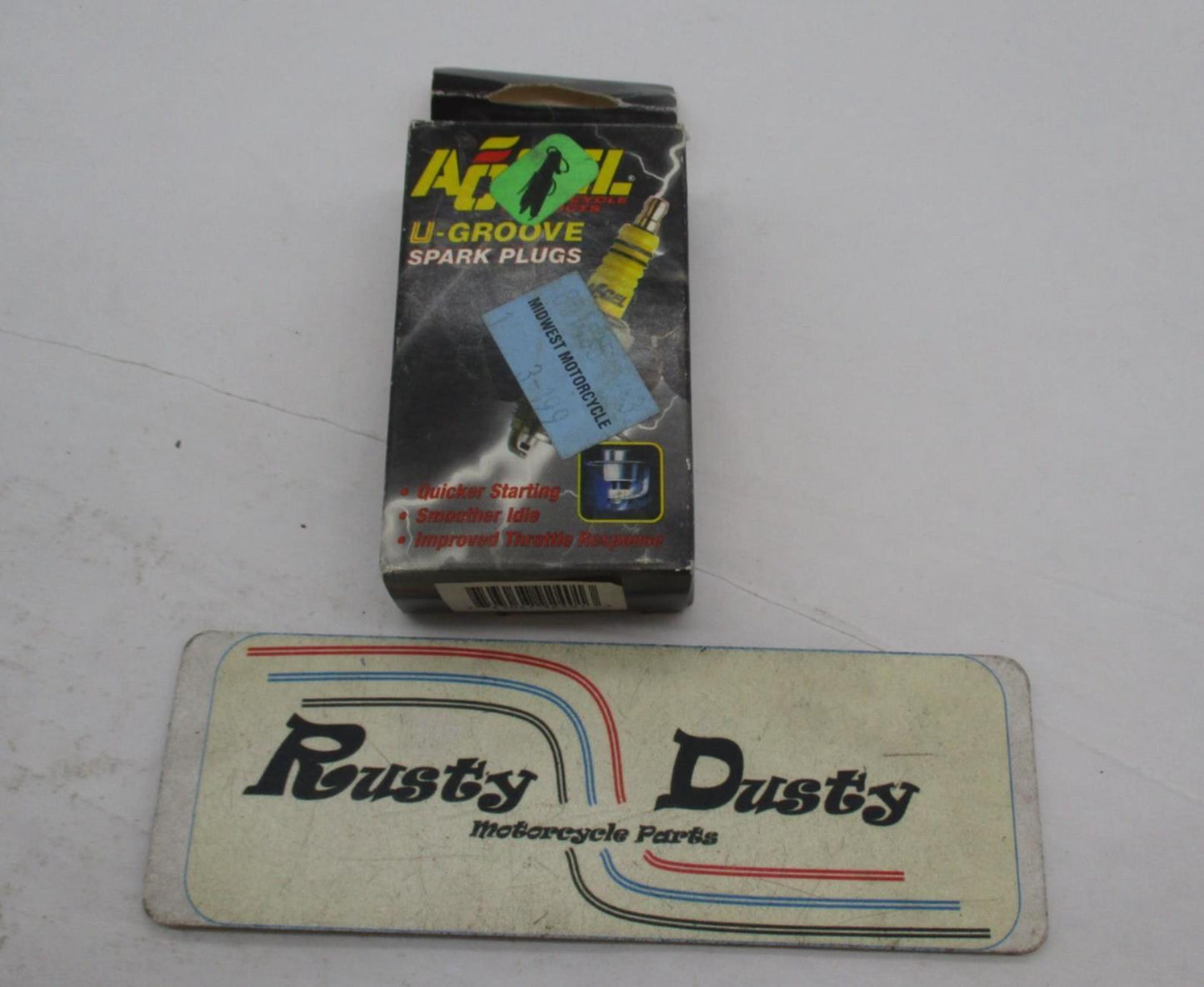 Pair of Harley Davidson Accel U-Groove Spark Plugs 2401A