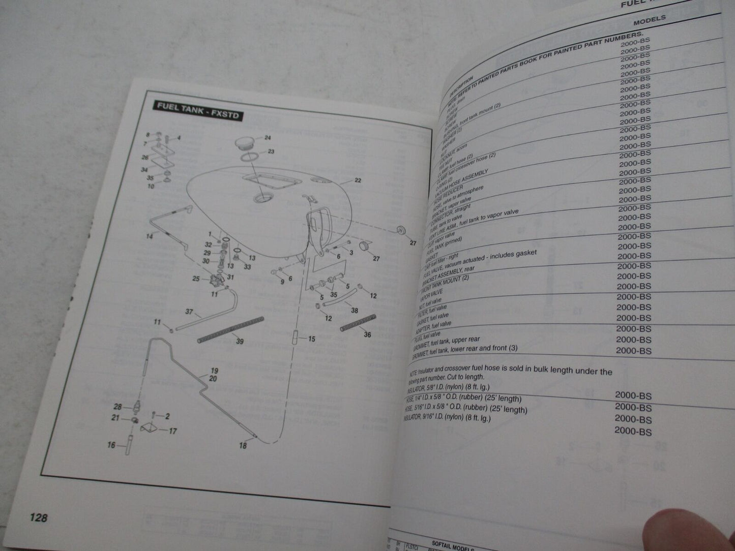 Harley Davidson Official Factory 2002 Softail Parts Catalog 99455-02