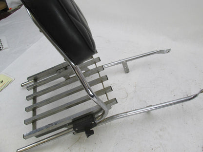 Honda GL CB Diamond Stitched Sissy Bar Passenger Backrest Luggage Rack