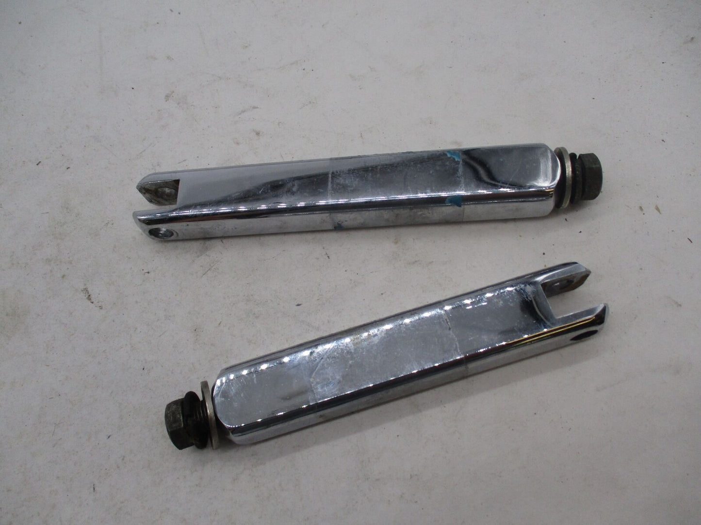 Harley Davidson Pair of Chrome Highway Peg Extensions 6" & 5"
