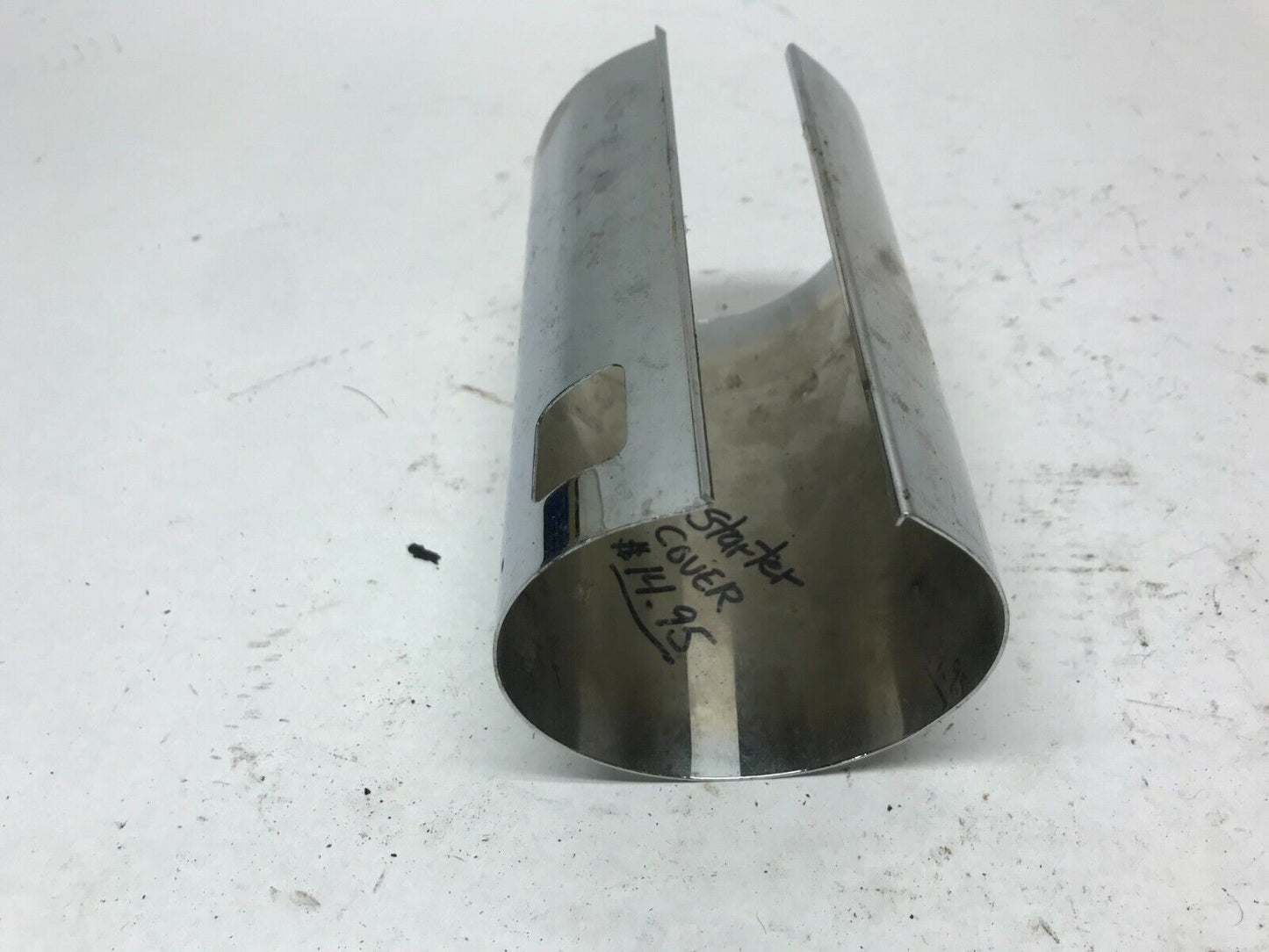 Harley Starter Cover Sleeve Chrome Big Twin 6" long