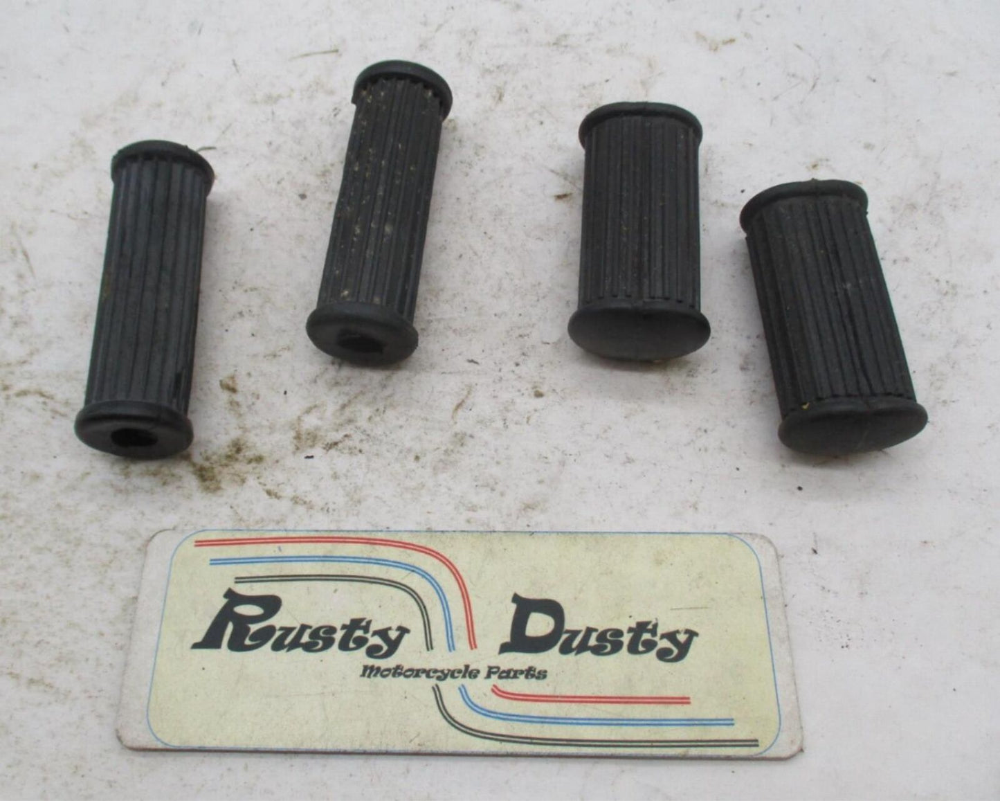 Lot of Moto Guzzi Rubber Replacement Foot Peg Pads Eldorado Ambassador