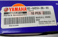 Yamaha Lot (5) Genuine Light Bulbs 102-84314-00-XX