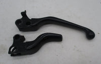 Harley Davidson Pair of Satin Black Hand Control Levers Multi fit