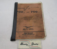 Moto Guzzi 700 and 750cc Stripping Checking & Assembly Operating Handbook Manual