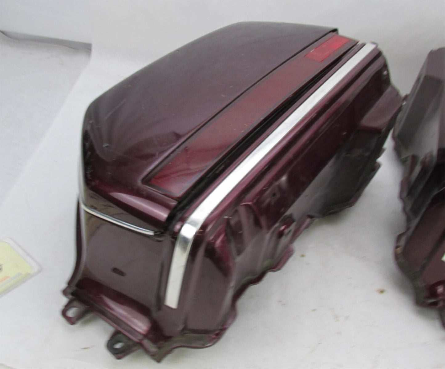 Set Honda Goldwing GL1500 Maroon Hard Saddlebags 81212-MNS-3000 81412-MNS-3000