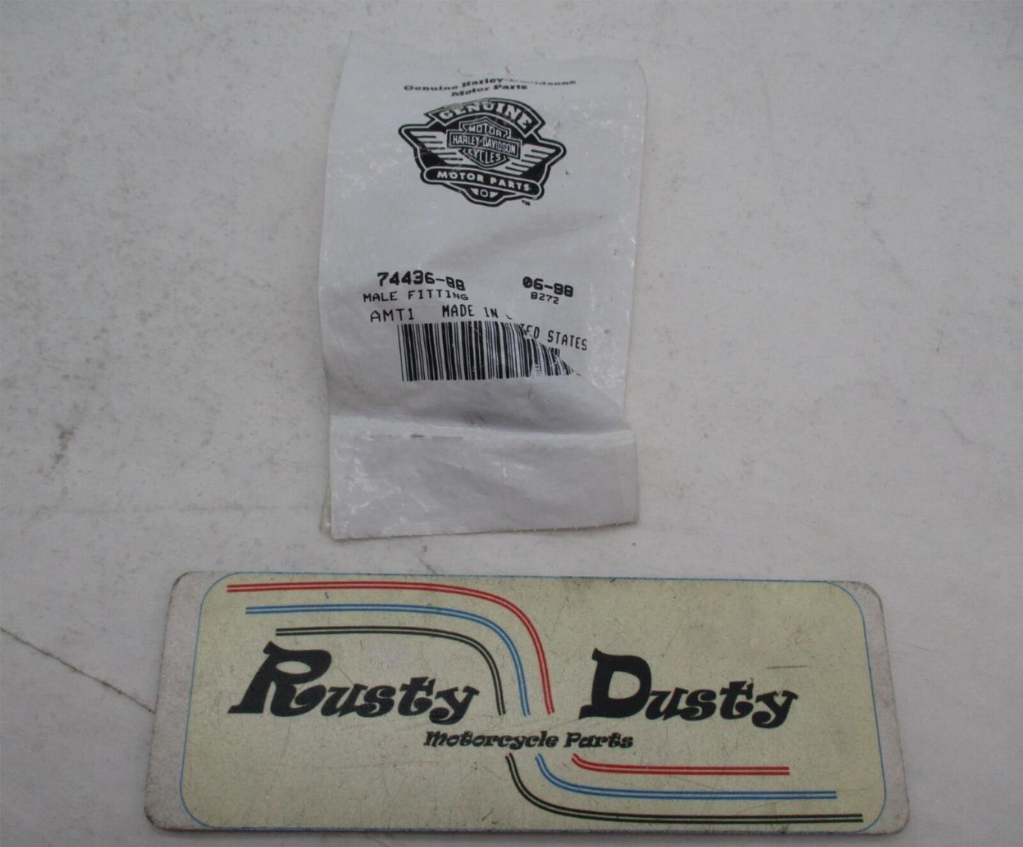 Harley Davidson Genuine NOS Male Fitting 74436-88