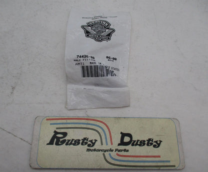 Harley Davidson Genuine NOS Male Fitting 74436-88