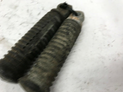 Pair Harley Shovelhead Sportster Foot Pegs Foot Rests Rubber Simple Round