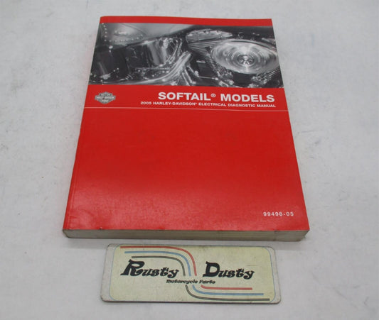 Harley Davidson Official 2005 Softail Electrical Diagnostic Manual 99498-05